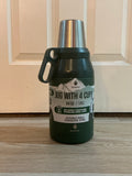 Manna 64-Ounce Stainless Steel Double Wall Jug with 4 Cups Brand New