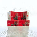 Home Essentials Red Series Drinking Glasses 13.5oz & 16.9oz Set of 16 New In Box