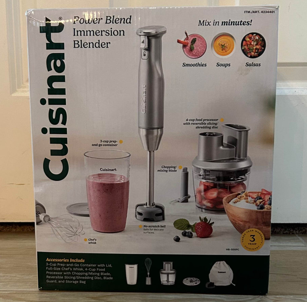Cuisinart Power Blend Immersion Blender New In Box