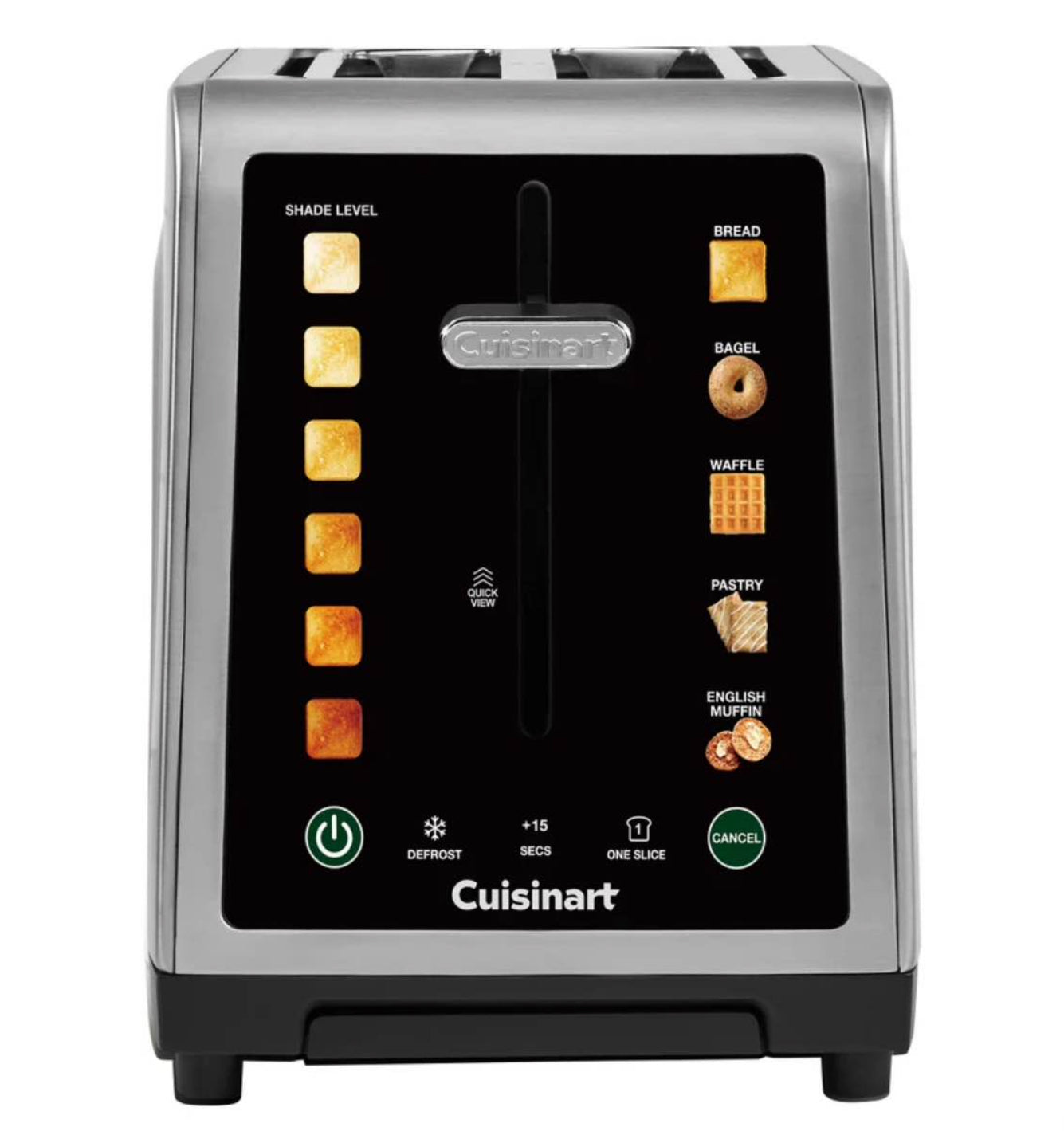 Cuisinart SimpliTouch XL Color Touchscreen 2-Slice Toaster New In Box