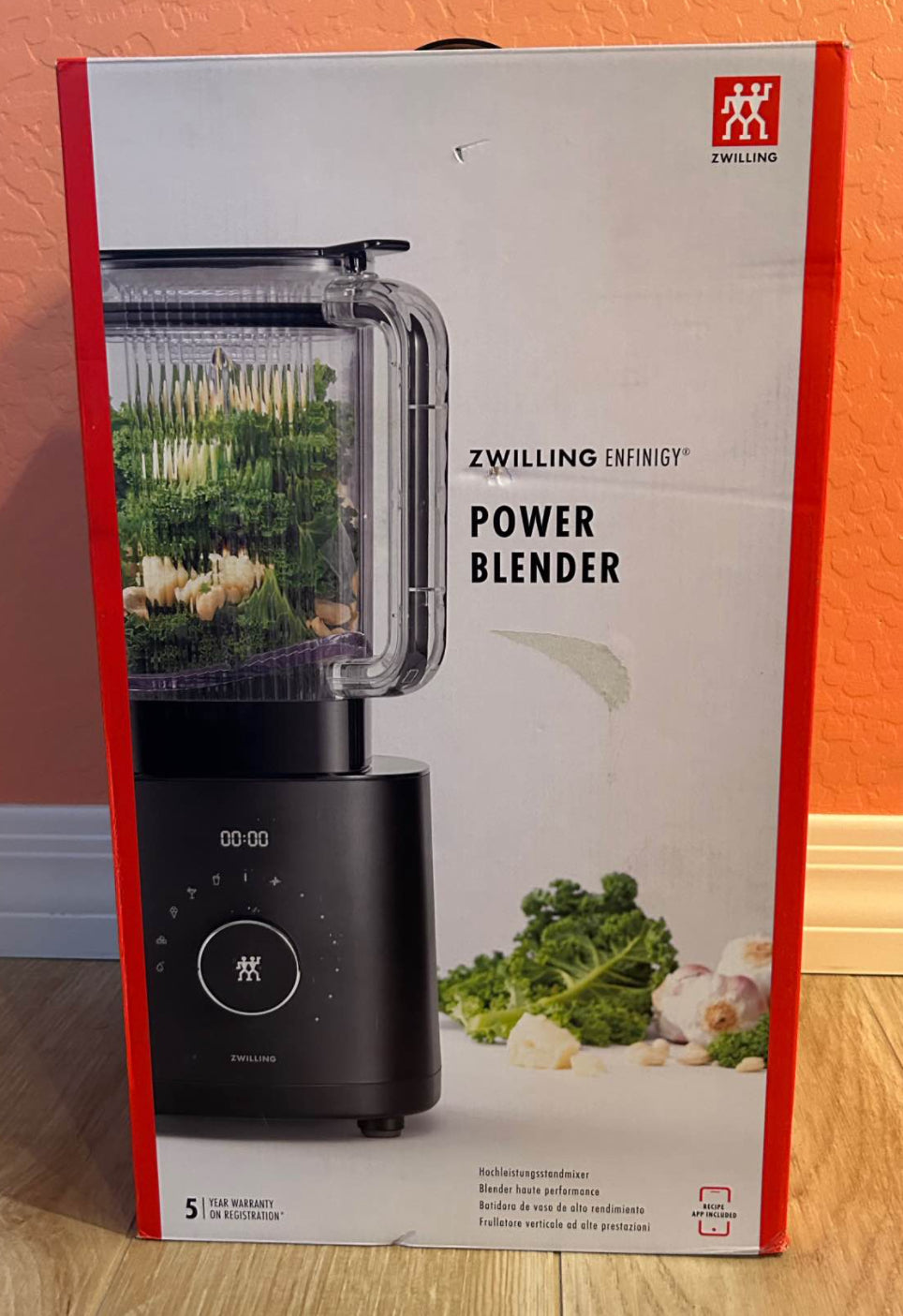 Zwilling Enfinigy Power Blender for Smoothies & Shakes Quiet Powerful New In Box