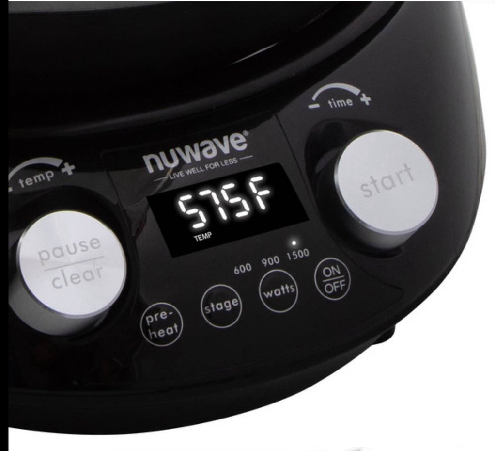 Nuwave Induction Hot Wok w/ 14" Carbon Steel Wok Glass Lid & Stand New In Box
