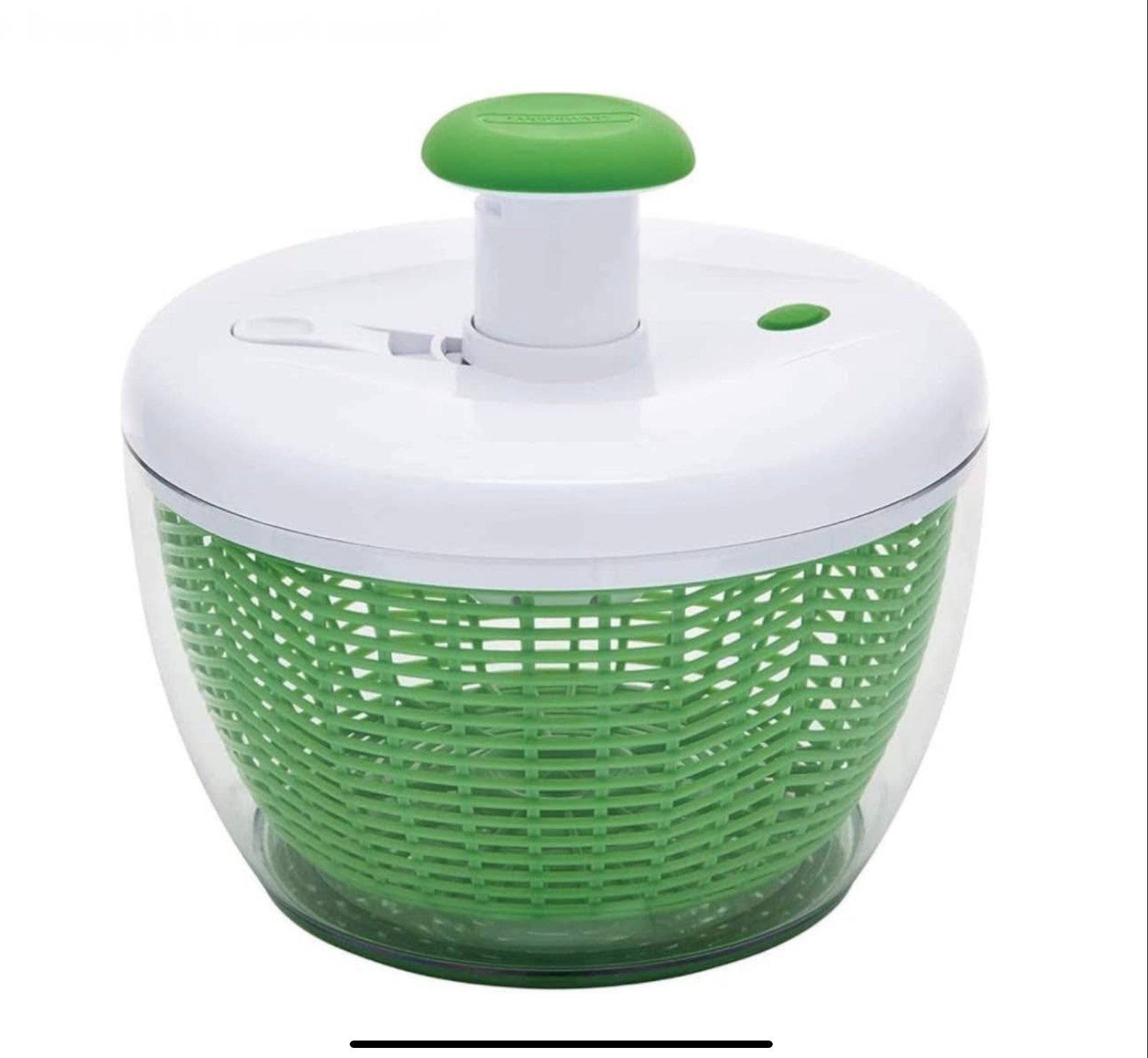 pro Pump Spinner with Bowl, Colander and Built in draining System for Fresh, Crisp Clean Salad & Produce 6.6 quart