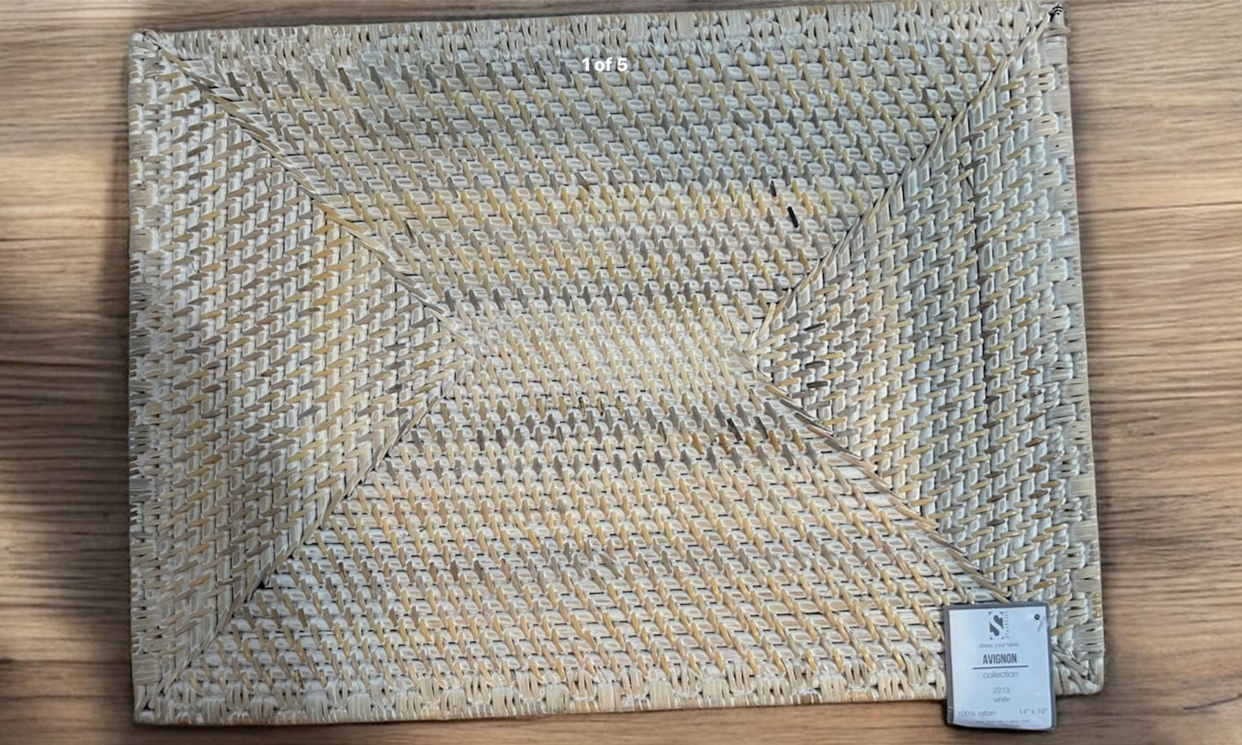 Avignon Woven Rattan Placemats High Quality Set of 4