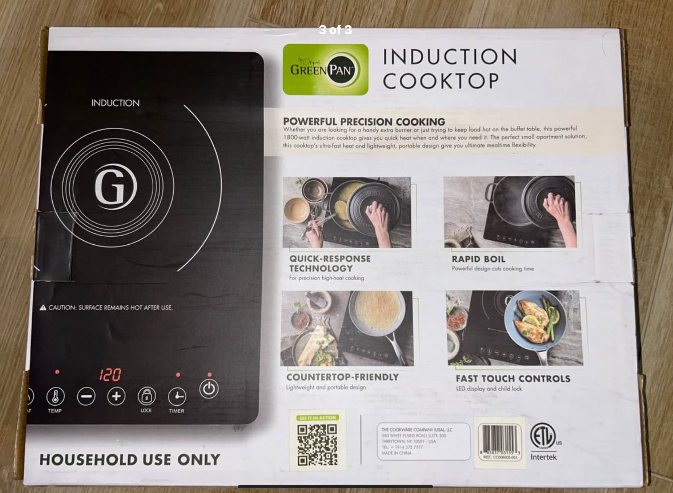 GreenPan Induction Stove Cooktop Brand New