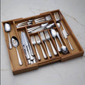 Mikasa Virtuoso 114-piece Flatware & Acacia Wood Caddy Set New In Box