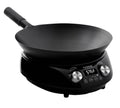 Nuwave Induction Hot Wok w/ 14" Carbon Steel Wok Glass Lid & Stand New In Box